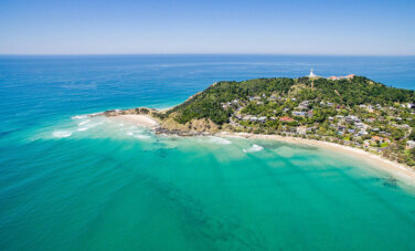 Beautiful view of Byron Bay