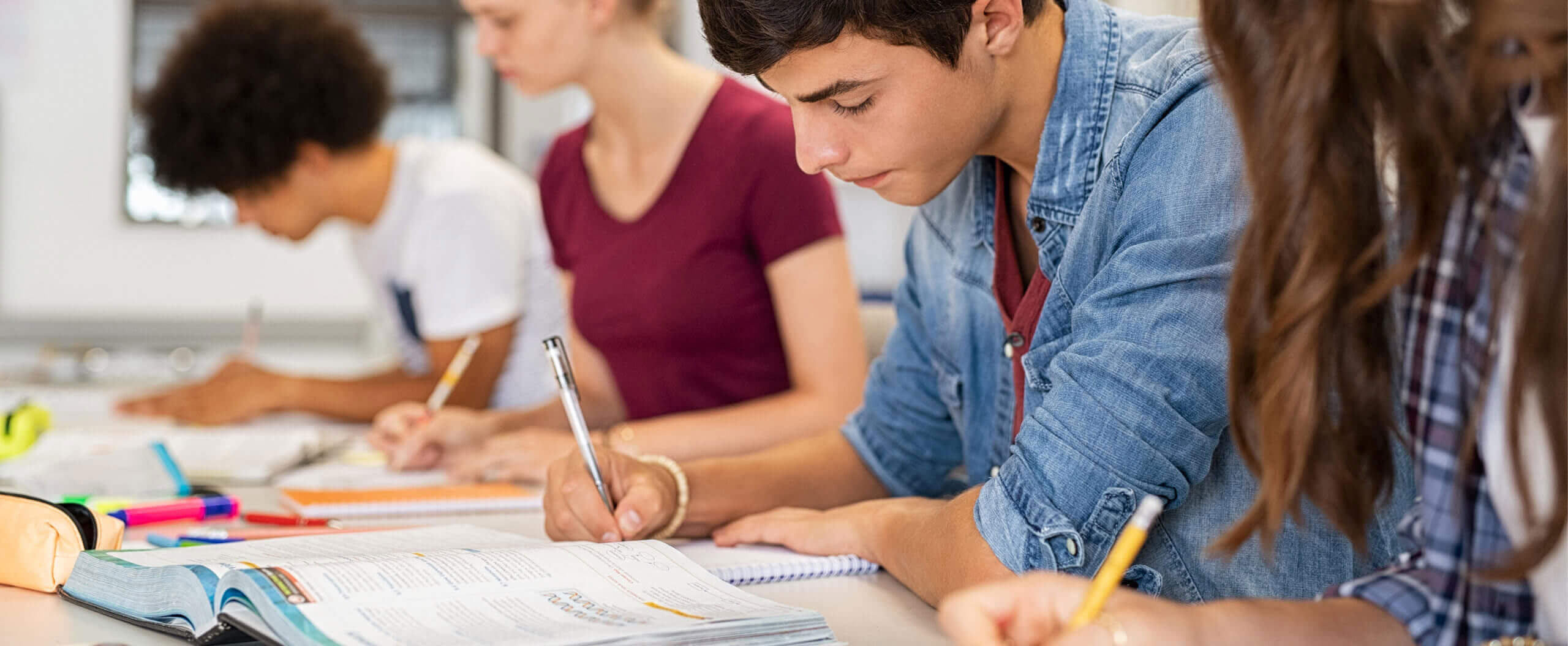 Image of students studying