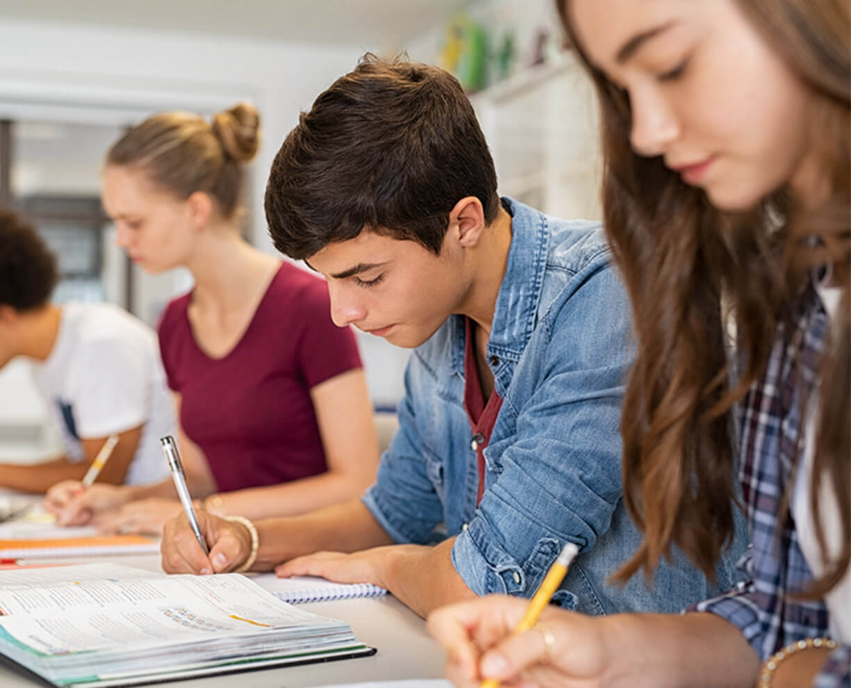 Image of students studying