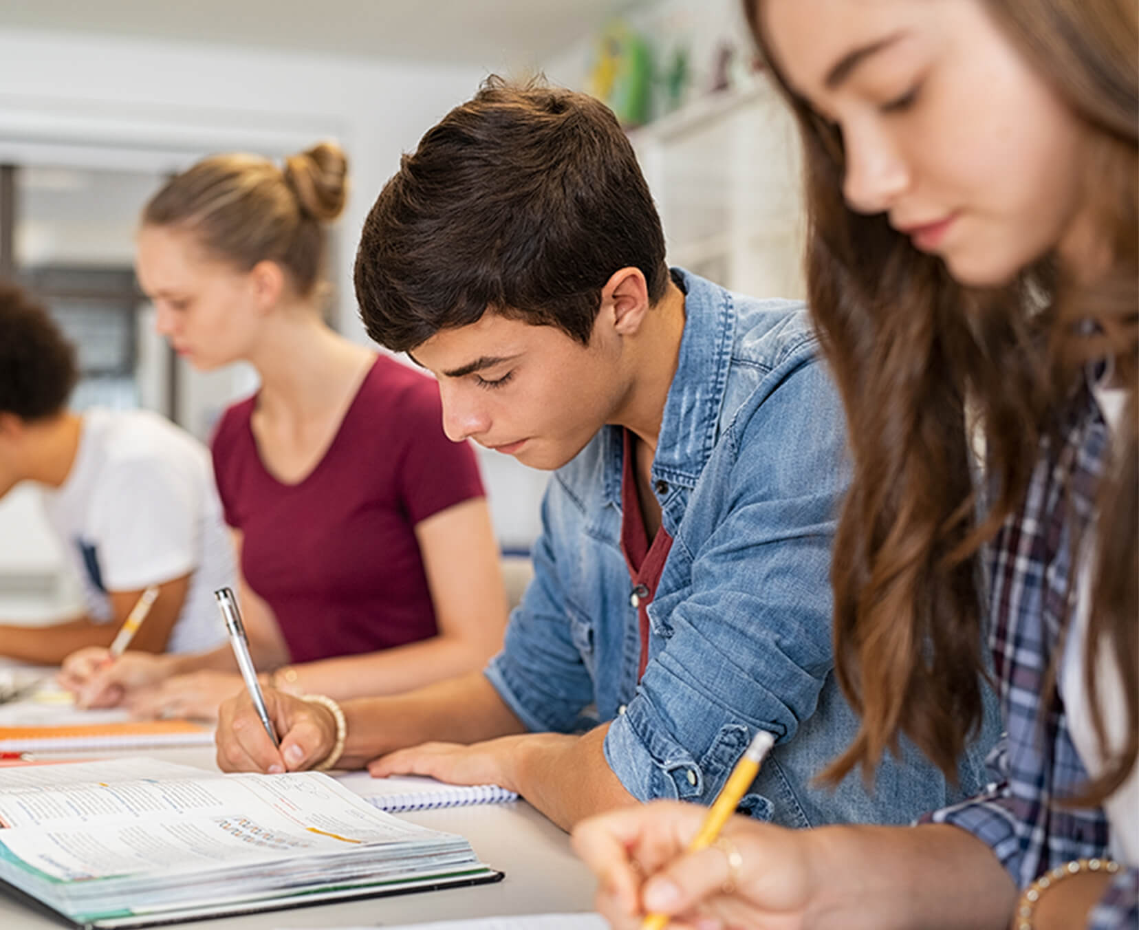 Image of students studying