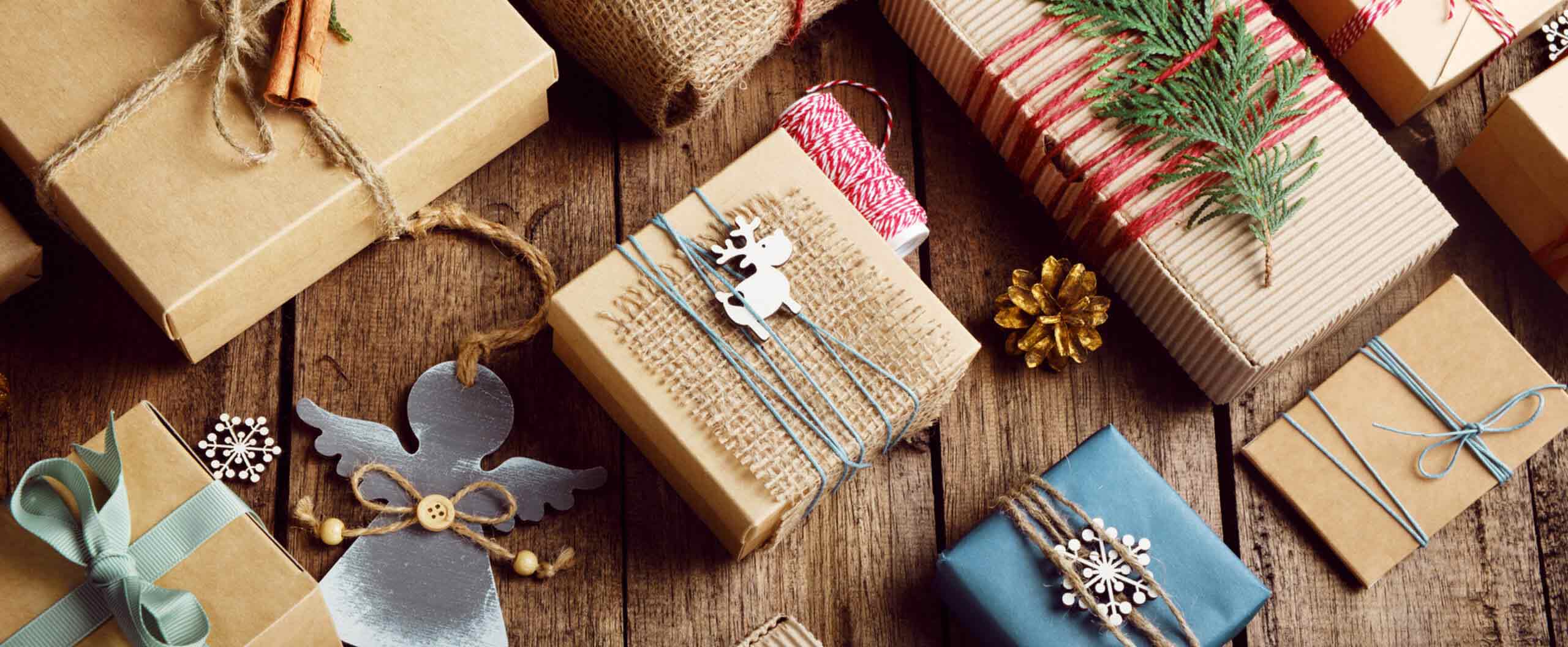 ACAP-202111301625-December2021Newsletter-Sustainable-DesktopBanner-AWWeb Image of gifts wrapped in recycled materials