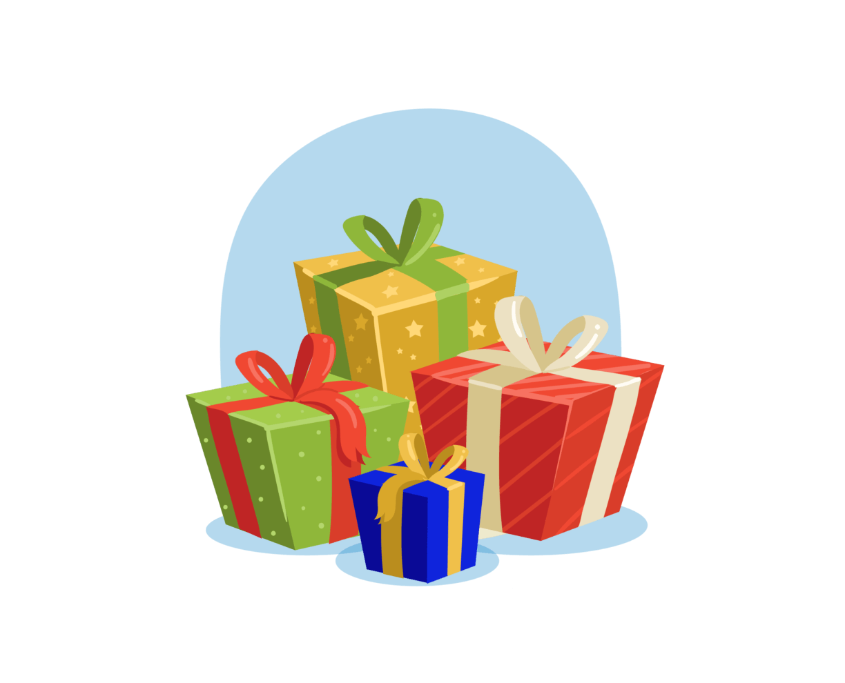 ACAP-202111301625-December2021Newsletter-SustainableIllustrations-02 Illustration of wrapped gifts