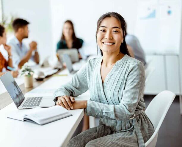 Doing business with a smile