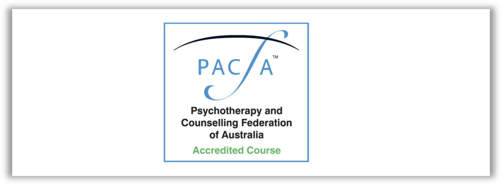 PACFA logo. Psychology and counselling Federation of Australia