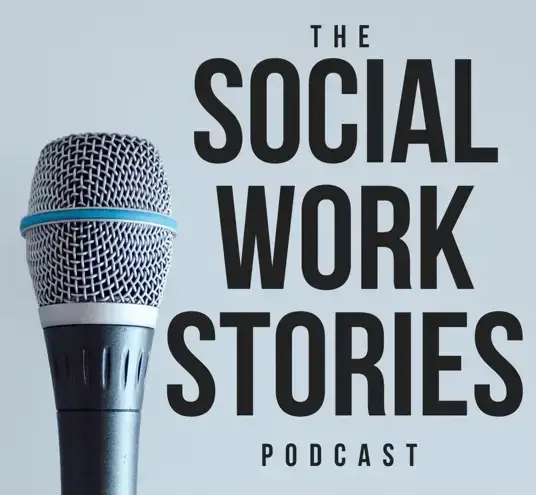 Design element for the podcast The Social Work Stories