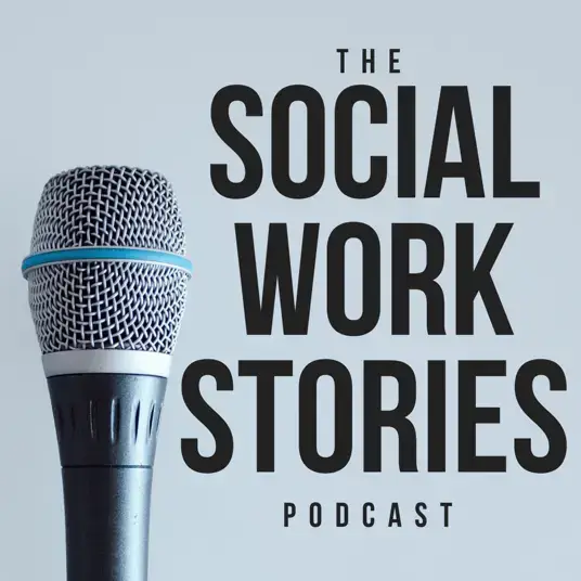 Design element for the podcast The Social Work Stories