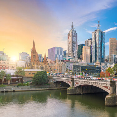 Melbourne city view - information night mobile image