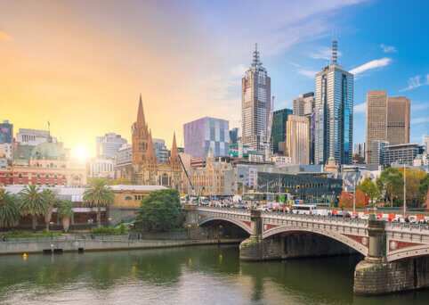 Melbourne city view - information night mobile image