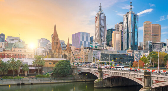 Melbourne city view - information night mobile image