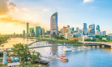 Brisbane city view web banner on campus information session
