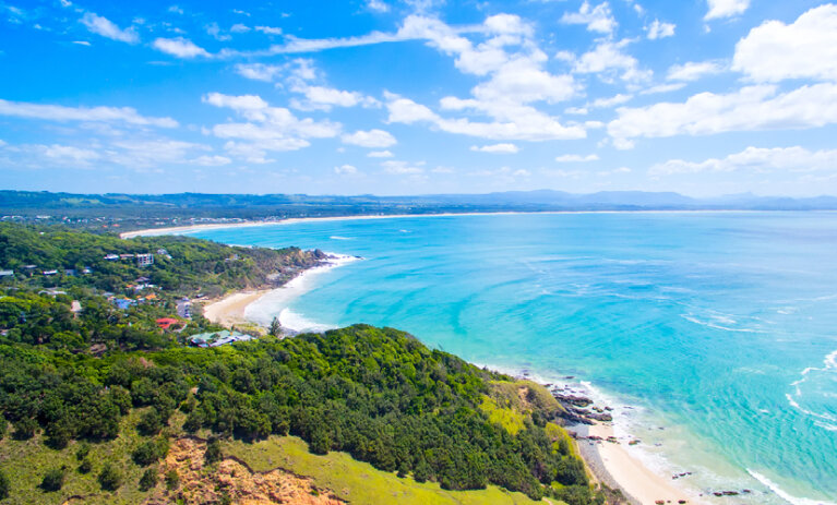 Byron Bay view over ocean campus info night